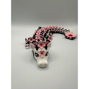 3D printed articulated Cherry Blossom Dragon